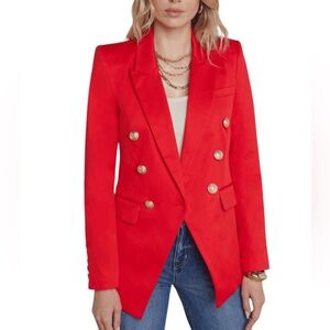 L'AGENCE Kendi Double Breasted Blazer